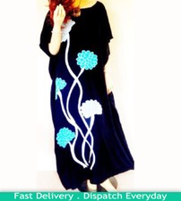 Summer Ladies Women DAHLIA Beach Design Buttersoft Long Kaftan Dress Plus Size