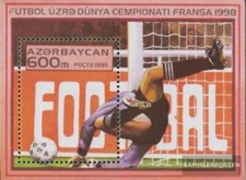 Aserbaidschan Bloc 17 (complète edition) neuf avec gomme originale 1995 Football