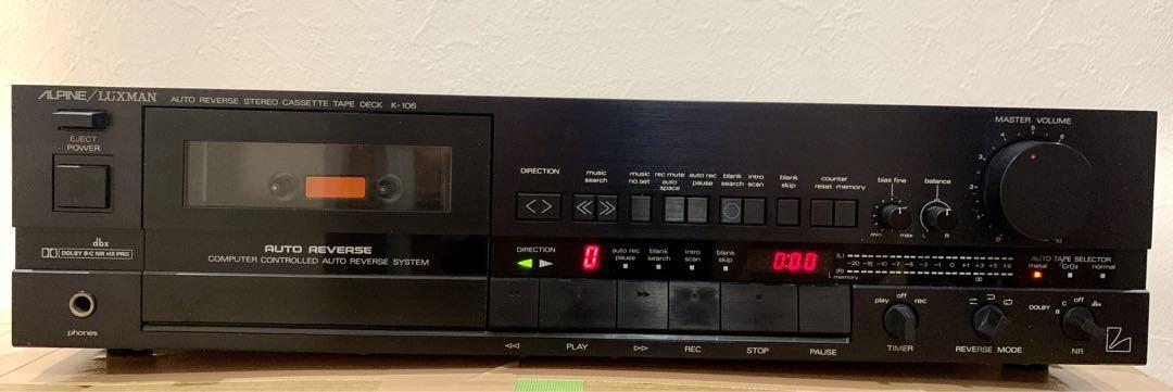 Platine cassette Alpine/Luxman K-106 super rare | eBay