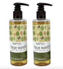 2 Pack Trader Joe's SPA Face Wash with Tea Tree Oil 8.5oz Cleanser Good For Acne