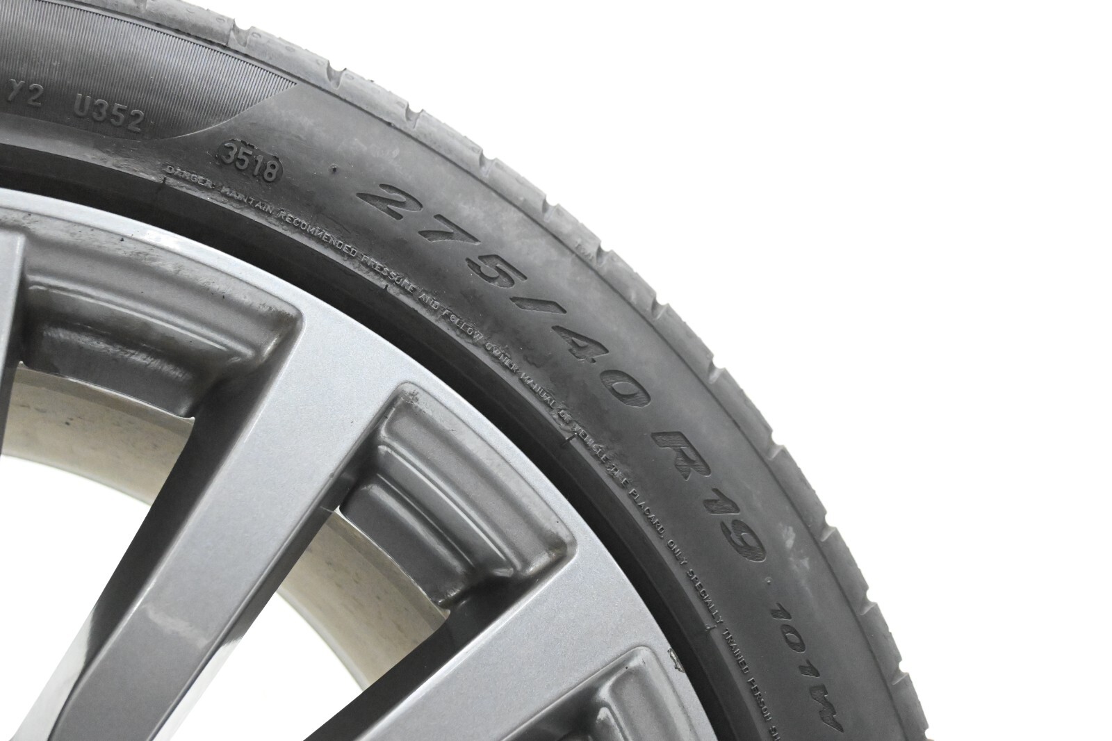 ⭐ 14-21 Maserati Ghibli Rear 19" Light Alloy Speedline Rim Wheel Tire Oem