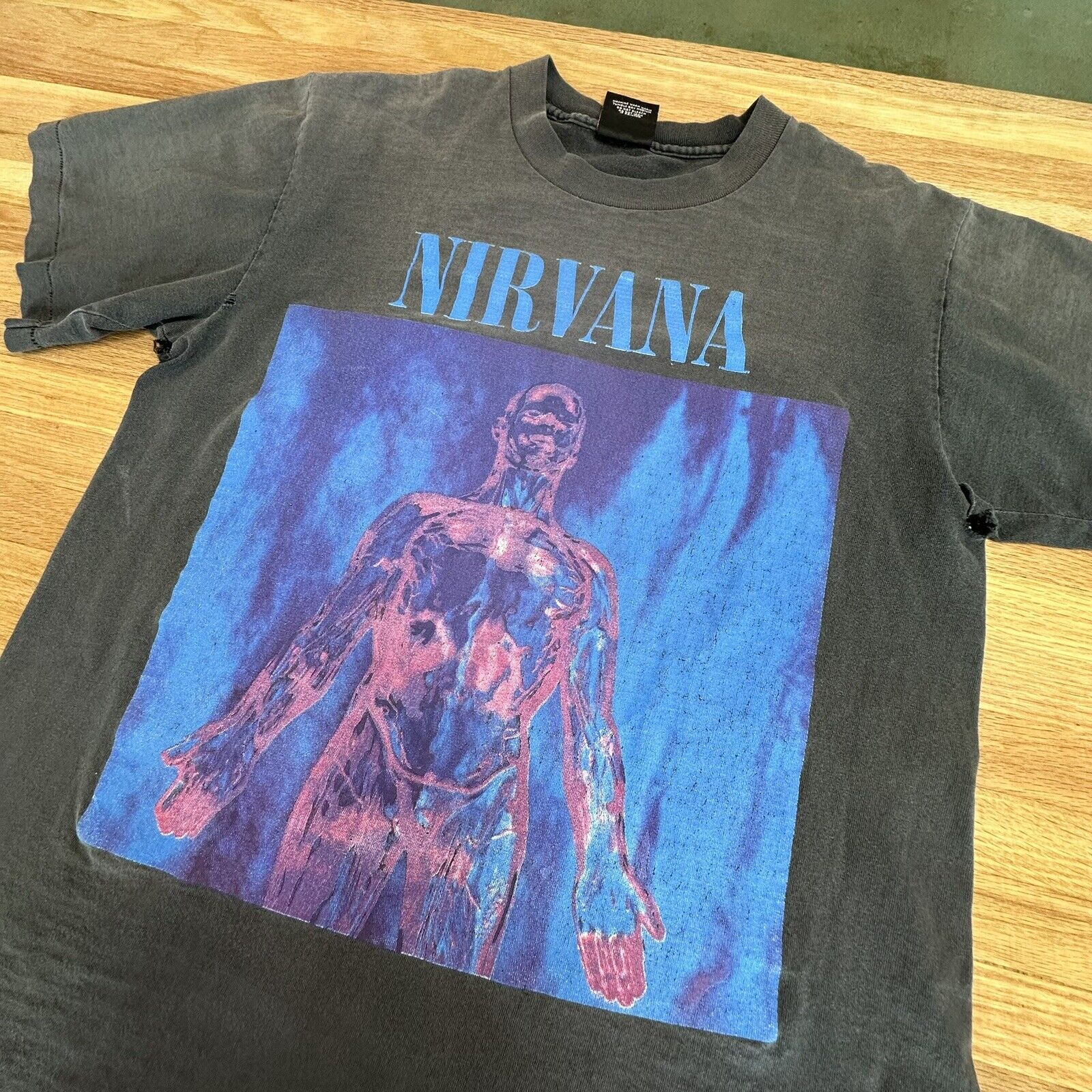 90'sNIRVANAニルヴァーナSLIVERTシャツ-