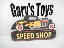 Vintage Style Wooden Custom Speed Shop Sign 13 X 8 Great Garage Wall Hanging