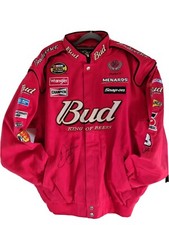DALE EARNHARDT JR  Signed NASCAR Budweiser Jacket COA - NEW