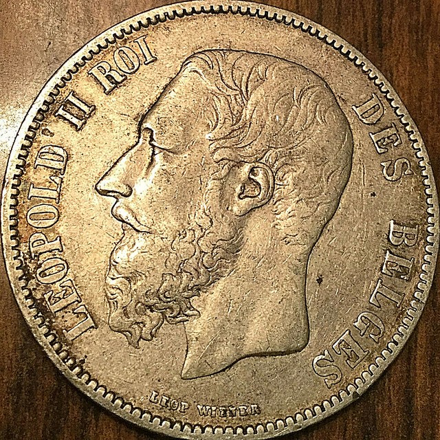 Piece Leopold 2 Roi Des Belges 1873