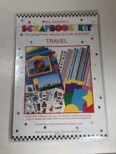 Vintage 1997 Mrs Grossman Travel Sticker Scrapbook Kit 100 Stickers NEW COMPLETE