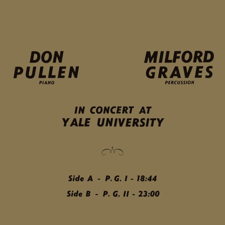 Milford Graves In Concert At Yale University (Vinyl LP)