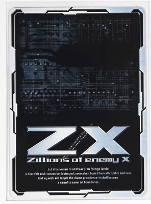 まお Z/X Zillions of Enemy X Foil Card TCG E04-001 UC Nippon Ichi