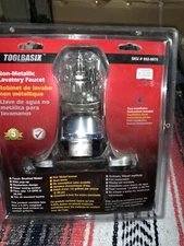 Lav Faucet 1-Hndl Popup Br Nic, PartNo JY-4100PRBN, by Toolbasix, Single Unit