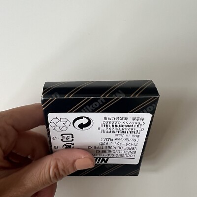 新品級 ニコン フォーカシングスクリーン K3 FM3A用 Nikon FAC14001 Replacement Screen for Nikon FM3A - Black for sale