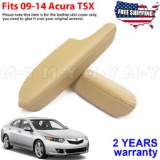 Fits 2009 2010 2011-2014 Acura Tsx Front Door Panels Armrest Vinyl Cover Beige