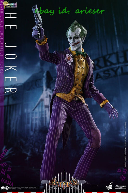Hot Toys 1/6 Vgm27 The Joker Batman:Arkham Asylum Action Figure