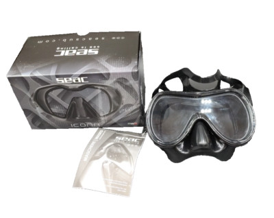 Seac Tauchmaske ICONA schwarz/schwarz