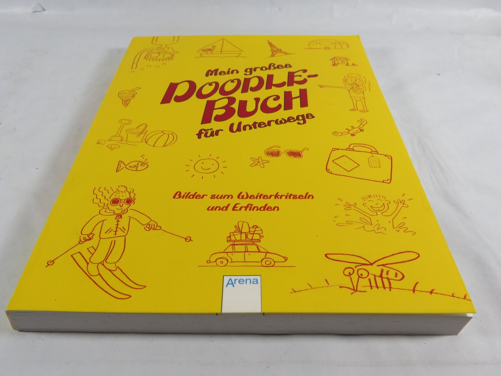 Mein Großes Doodle-buch Für Unterwegs Bilder Zum Weiterkritzeln U.