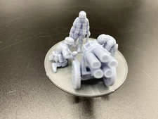 28mm, 3D Printed, WW2, German FJs, Nebelwerfer 42 Gun & Crew, Bolt Action