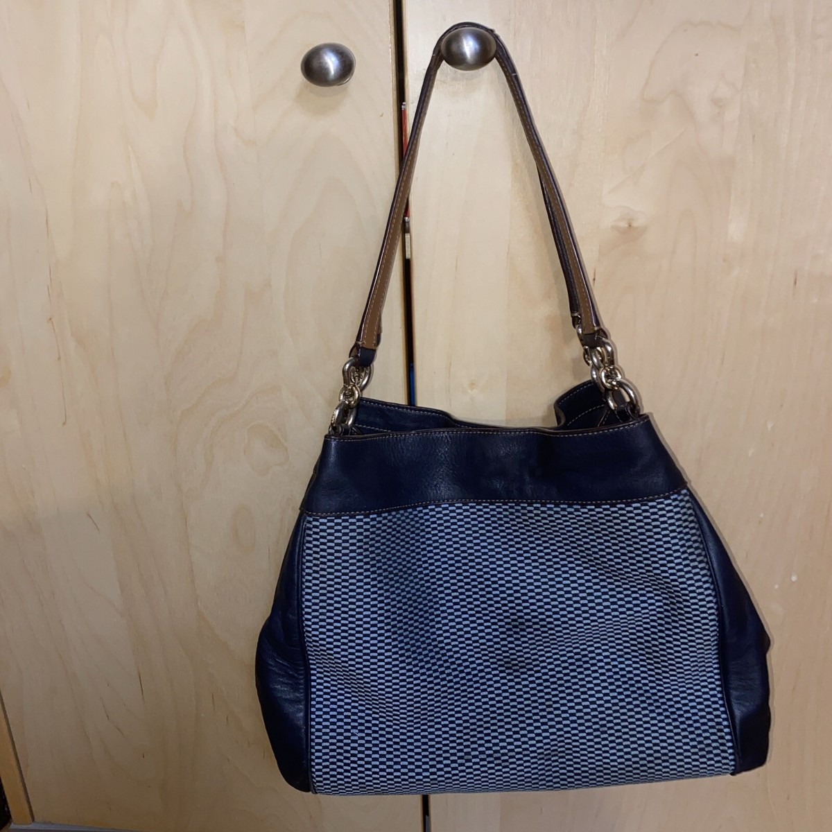 Coach F57540 Legacy Jacquard Lexy Shoulder Bag- Milk Bright