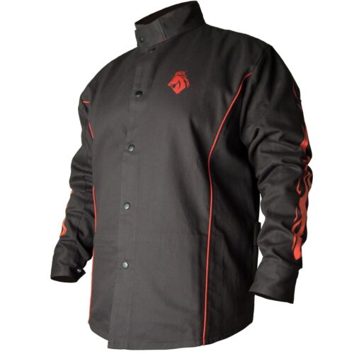Revco Black Stallion FR Cotton Welding Jacket BX9C BSX Size Medium - Picture 1 of 4