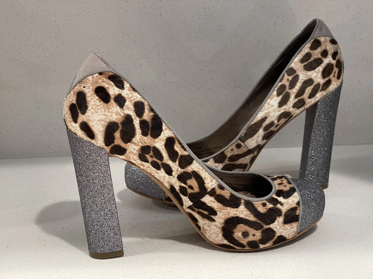 Leopard Print Stilettos Heels Pumps, 2023 Office Lady Working Pumps Leopard  Cosy High Block Heel Women Shopping Party Shoes - Walmart.com