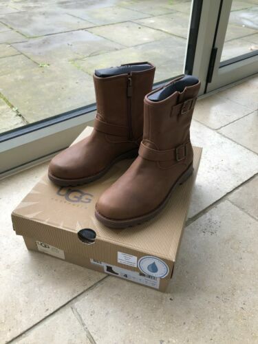 Ugg Brown Leather Laced Boots US11 ($200) | eBay UK display picture 1
