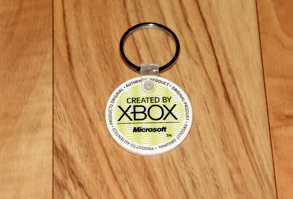 Old Xbox 360 Rare Promo Keychain Keyring from Games Convention