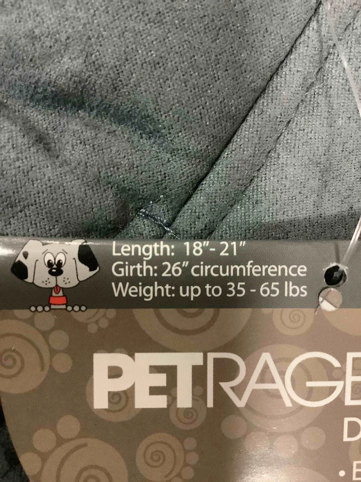 Size Large Petrageous Vest For Pet With Fleece Inside With Pocket, Gray - Image 3 of 4