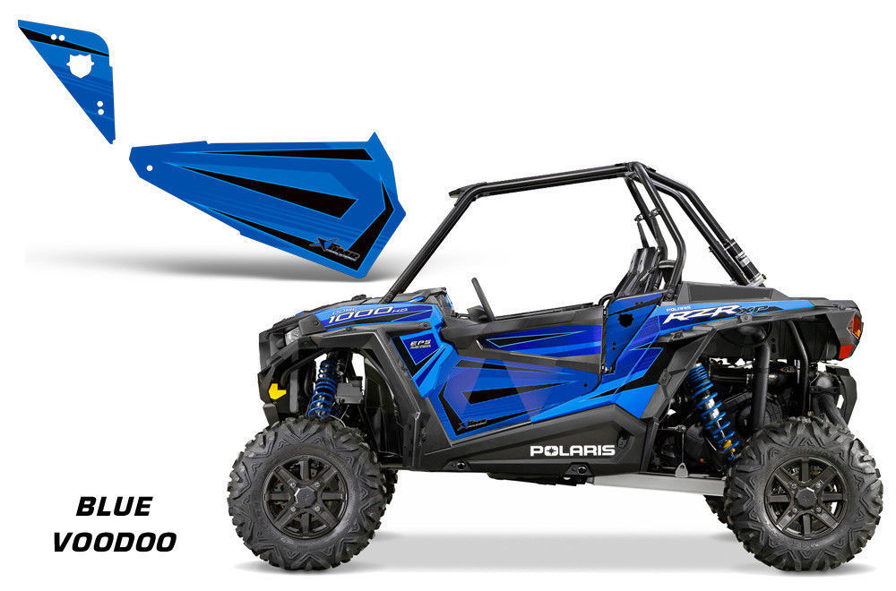 AMR Racing UTV Door Graphics Inserts for Polaris RZR 1000 Pro Armor ...
