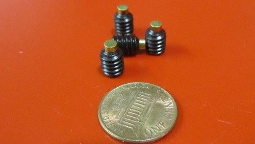 Juego de tornillos de acero de aleación Kmac, punta de latón, longitud de rosca de 1/4-20 x 5/16", 25 piezas - Imagen 13 de 15