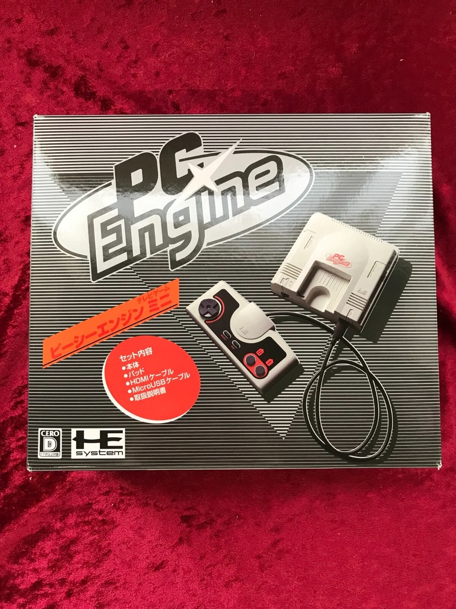 NEW PC Engine mini Japan ver. Video Game Console Black White 