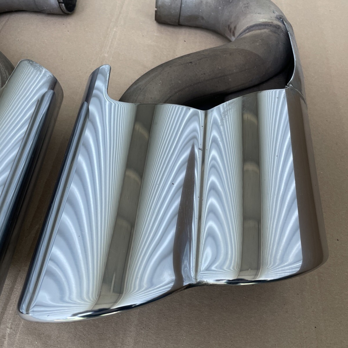 Porsche Cayenne Turbo 955 Factory Exhaust Tips Eisenmann  