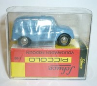 Schuco Piccolo 05091 Vw Fridolin Kastenwagen Blau 1:90