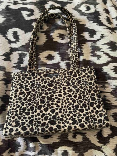 Kate Spade Animal Print Vintage Purse Fuzzy Leopard Shoulder Bag RARE Find  | eBay