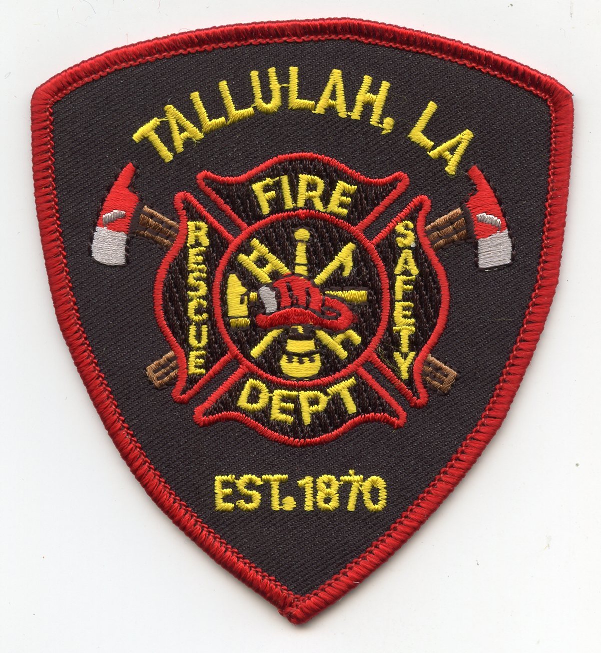 TALLULAH LOUISIANA LA FIRE PATCH eBay