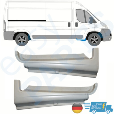 Für Fiat Ducato Jumper Boxer 2006- Vorne Schweller Reparaturblech / Paar
