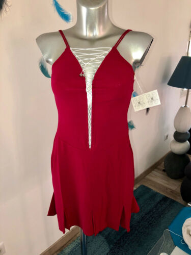 luxueuse robe de plage rouge VANNINA VESPERINI taille M (40 fr) valeur 170€  - Afbeelding 1 van 5