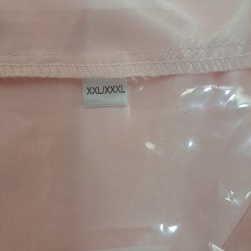NEW Light Pink Satin Kimono Short Bath Robe Lingerie, Sleepwear Wms Sz 2X/3X - Picture 4 of 15