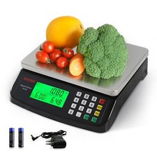 Large Digital Kitchen Scale Black 40KG/88LB Commercial Food Weight ... Fast Ship