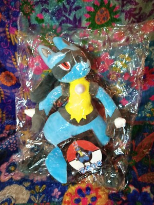 Pokemon Lucario Plush Japanese Tag