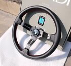 <!--F#f_0-->330mm 13' NARDI Perforated Leather Mid-deep 50mm 2' Racing Sport Steering Wheel<!--F/-->