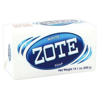 Zote White Laundry Soap Washing Clothes Detergent Kitchen Jabon Blanco 7oz Bar