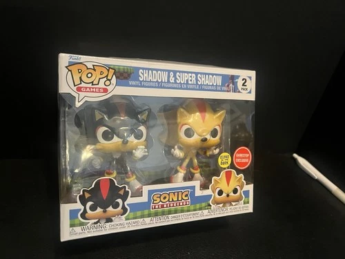 Funko Pop! Vinyl: Sonic the Hedgehog - Shadow & Super Shadow (Glow) - 2-Pack