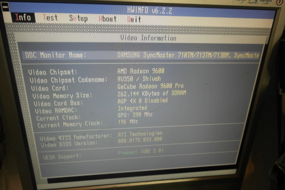 Video card GeCube Radeon 9600 pro 256MB VGA DVI S-Video AGP - Image 2 of 4