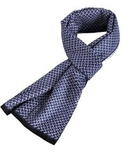 Men's Winter Warm Scarf with Tassels Soft Classic Mens Cashmere 17 navy Blue