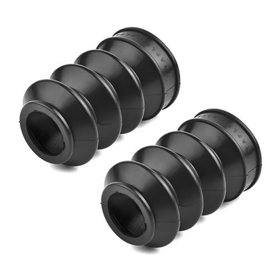Motorcycle Dustproof Sleeve Protector Damping Rubber 2Pcs Front Fork Dust Cover