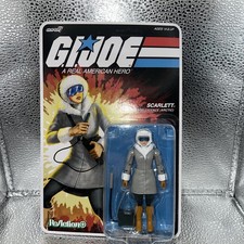 Scarlett Counter Intelligence G.I. Joe Super7 ReAction  Action Figure