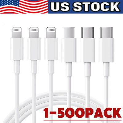 #ad #ad Fast Charger Cable Type USB C PD Cord to For iPhone 14 13 12 11 Pro Max XR lot $744.26