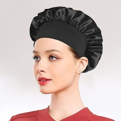 1 Stück Silk Bonnet,Seidenhaube Schlafhaube,Satin Haarhaube Bonnet,Schlafmütz...