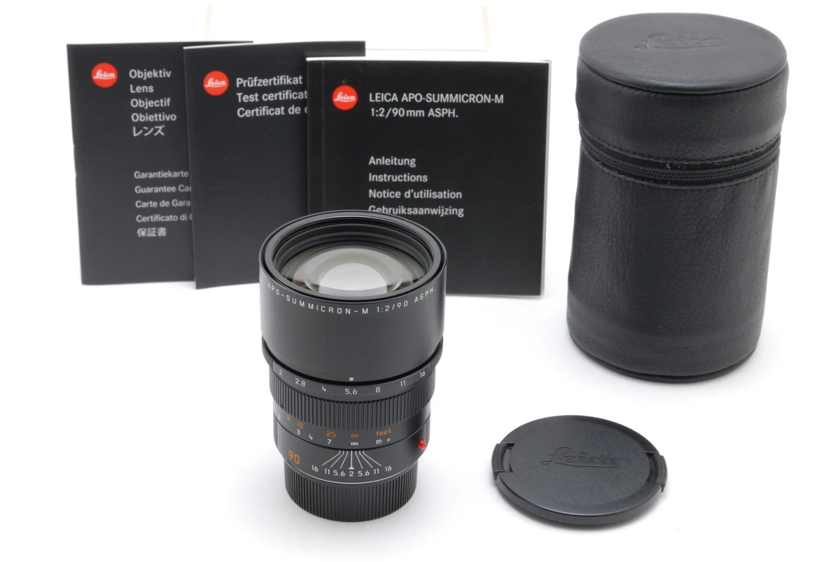 Leica APO-SUMMICRON-M 90mm Focal Camera Lenses for sale | eBay