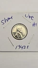 New Listingwheat penny 1943S BU STEEL LINCOLN CENT 1943-S LOT #1 CH UNC LUSTER