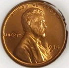 Denver Mint 1954 D Lincoln Wheat Cent GEM BU RED+Uncirculated 1c Coin Free Post