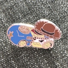 Disney Toy Story Woody Cowboy Hat Sheriff Badge Single Enamel Pin